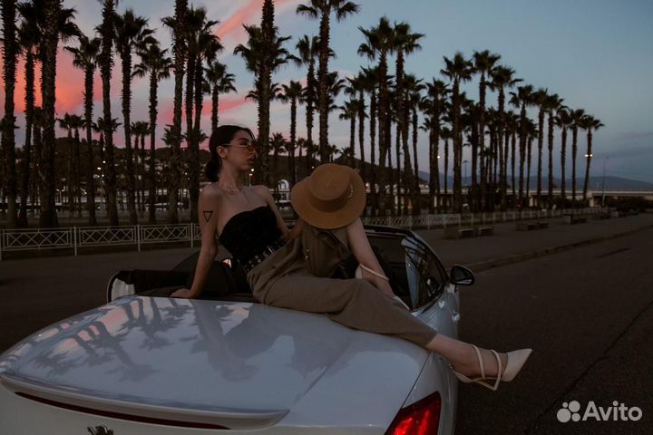 Фотосессия на кабриолете