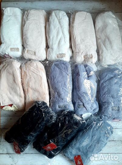 Варежки зимние женские