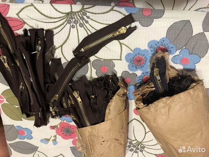 Застежка молния металлическая