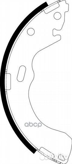 Колодки тормозные барабанные зад NS5002 NS5