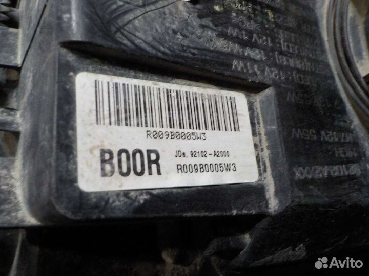 Фара KIA ceed 2 (JD)