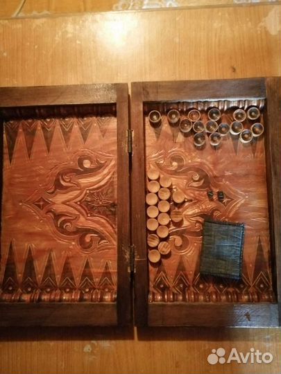 Нарды ручной работы бу