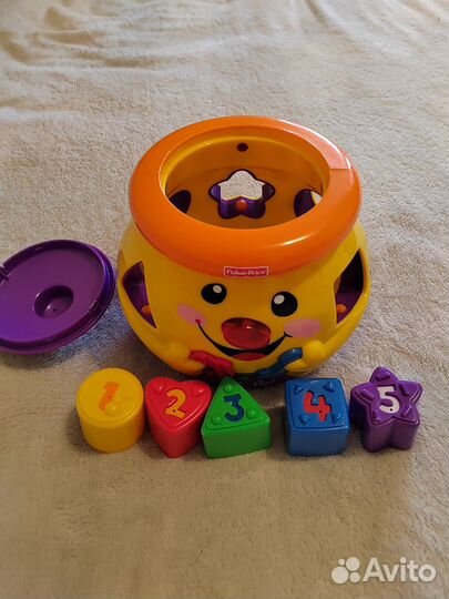 Сортер Fisher price музыкальный горшочек