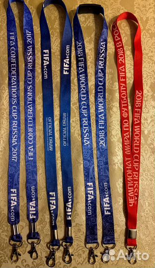 Коллекция 4 лент Чм 2018 и Кубок Конфедераций 2017