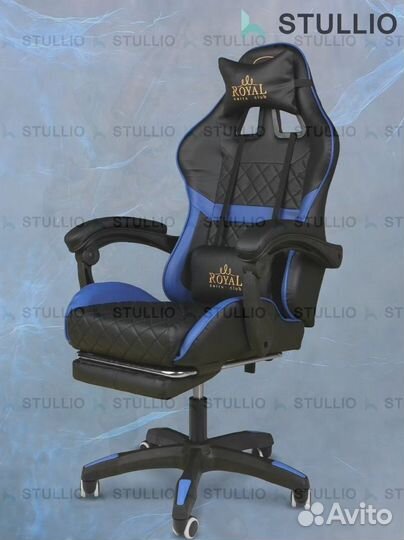 Компьютерное игровое кресло геймерское с массажем