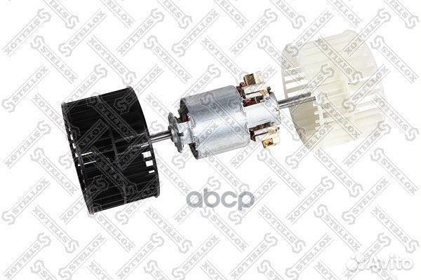 Электродвигатель отопителя в сборе с крыльчатк