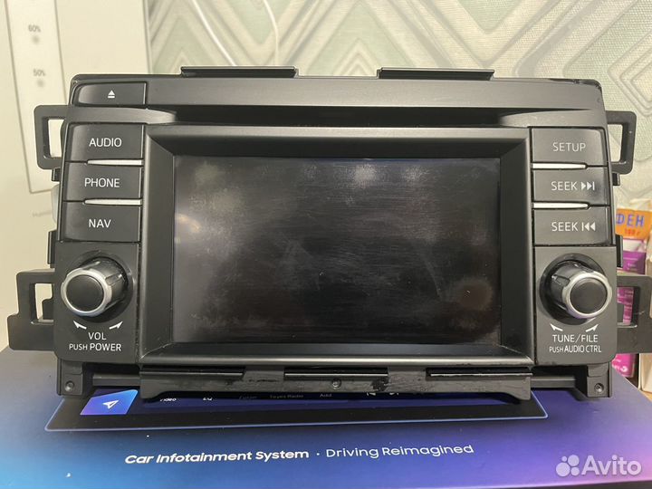 Магнитола штатная sanyo для Мазда CX 5