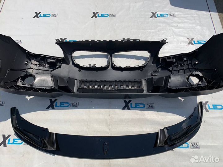 Бампер передний + сплиттер BMW F10 M-Tech