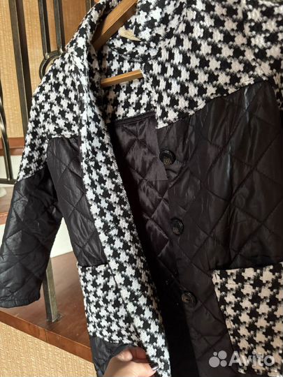 Стеганое пальто для девочки 140-146