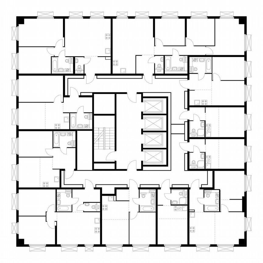 2-к. квартира, 60,9 м², 19/33 эт.