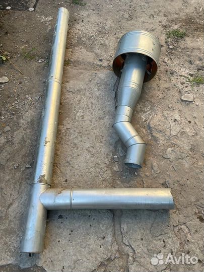 Трубы для дымохода оцинкованная 110