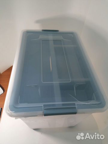 Ящик для хранения plast team PT6573нат-4 52л