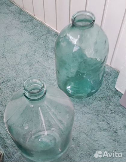 Бутыль стеклянная