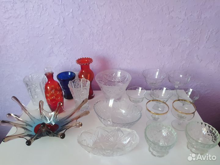 Хрустальная посуда СССР