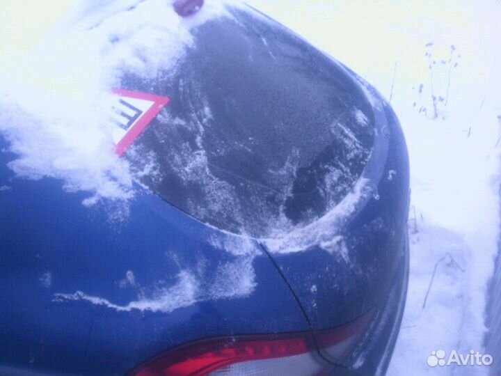 Крышка багажника Chery M11 синяя