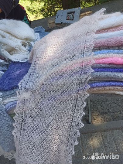 Шарф козий пух