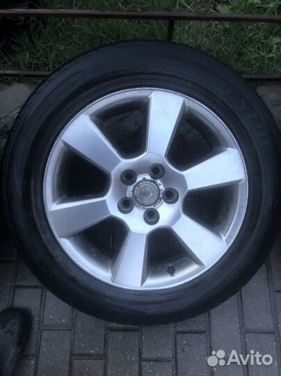 Литые диски r17 5x114 3 с резиной бу