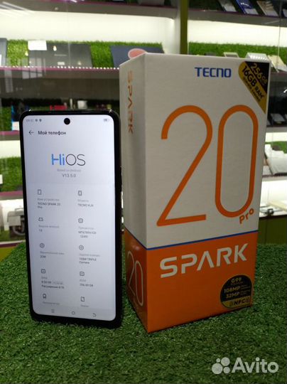 Tecno Spark 20 Pro, 12/256 ГБ