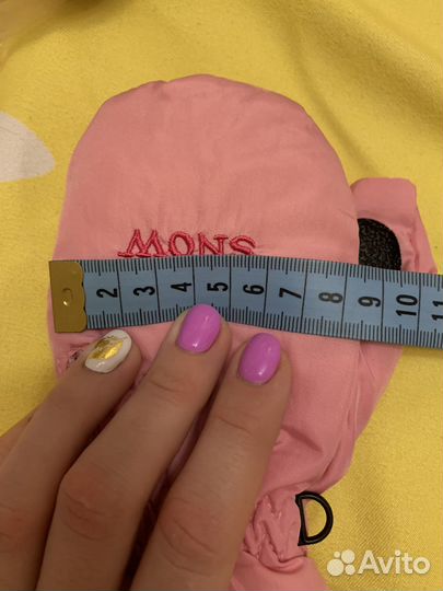 Варежки зимние детские на 2-3 года