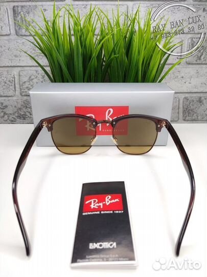 Ray Ban Clubmaster 3016 Brown Classic