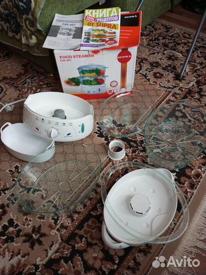 Пароварка новая supra FSS-207