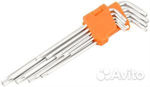 Набор Г-обр. torx 9ч (T10-T50) длинные с отв39156
