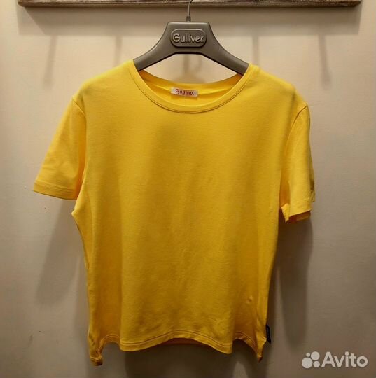 Желтая футболка Gulliver вискоза новая ориг