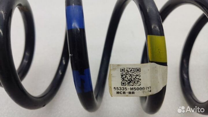 Пружина подвески задняя Kia Rio FB G4FG 2018