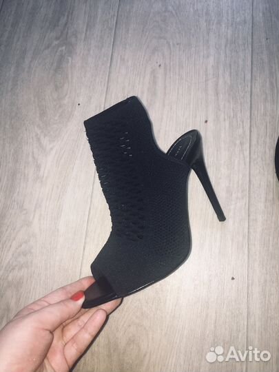 Ботильоны открытые zara