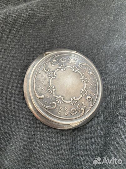 Пудреница серебро СССР