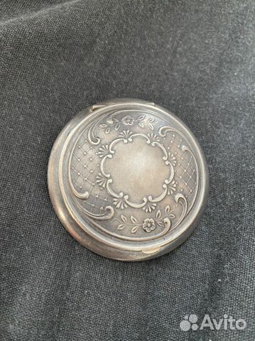 Пудреница серебро СССР