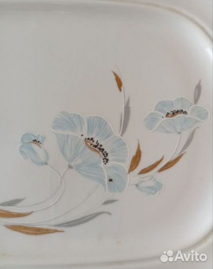 Овальное сервировочное блюдо jlmenau (ГДР)