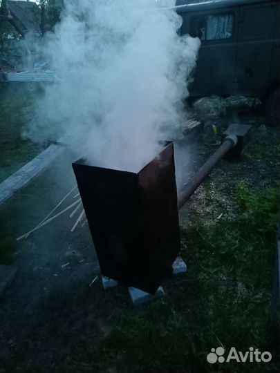 Коптильня горячего и холодного копчения