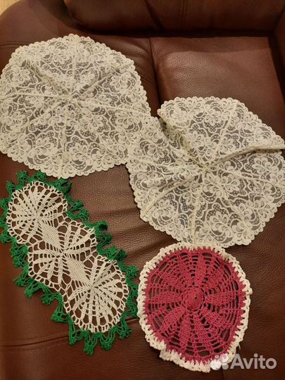 Наволочка для диванной подушки, салфетки СССР