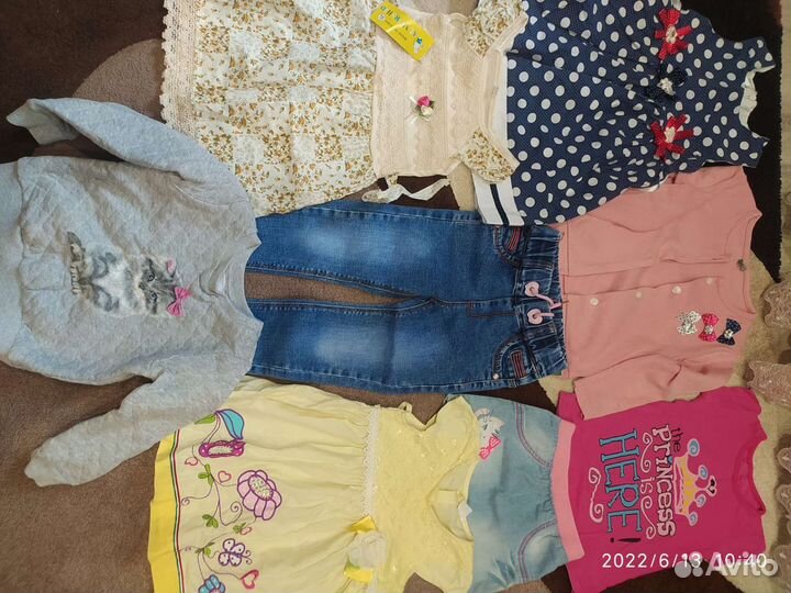 Детские вещи пакетом для девочек 98 104