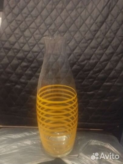 Вазы из цветного стекла СССР