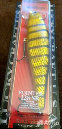 Воблеры Lucky Craft Pointer 128SR Black Gold