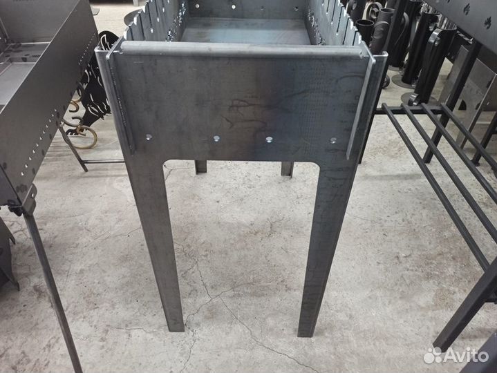 Мангал разборный 75х35х80см (сталь 4мм)