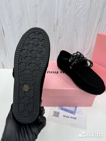 Кеды Miu Miu (36-40) на шнурках