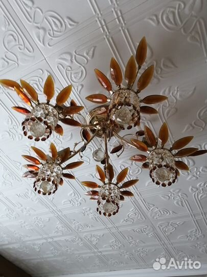 Люстра стекло