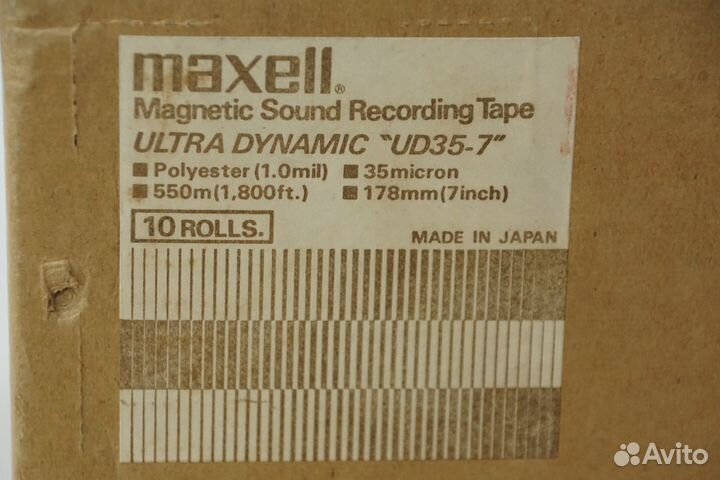 Maxell UD 35-7 UD35-7 магнитная лента 550м. Новая