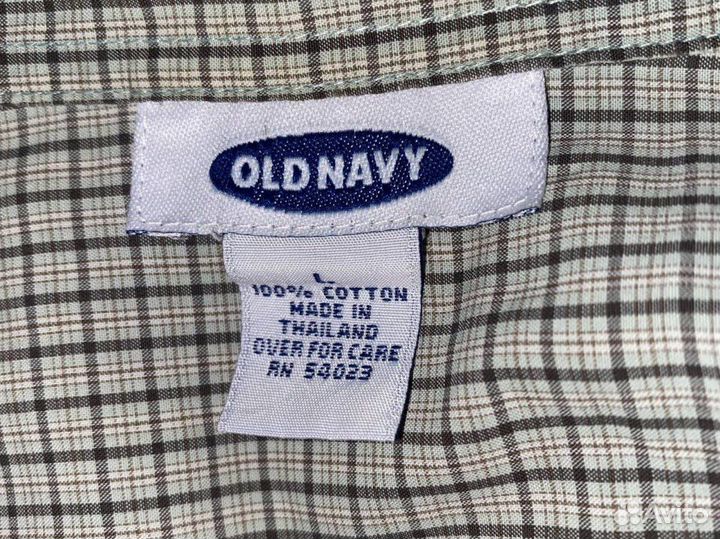 Рубашка в клетку с коротким рукавом old navy