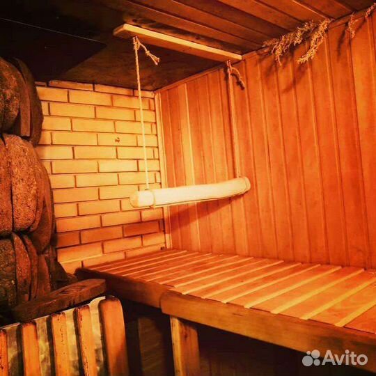 Баня сауна с бассейном