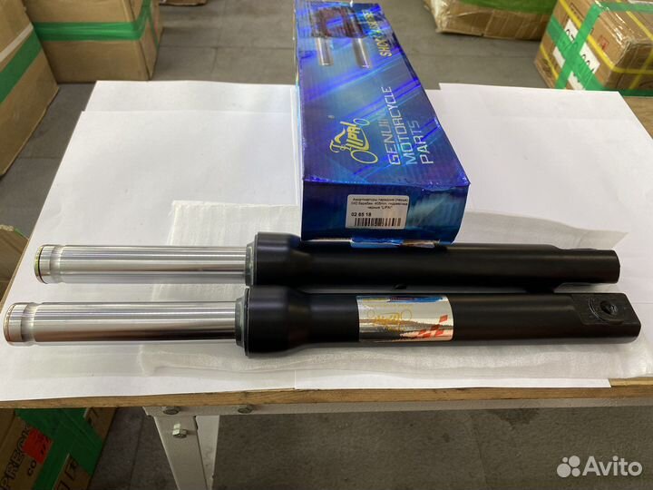 Амортизаторы передние(перья) Honda DIO барабан