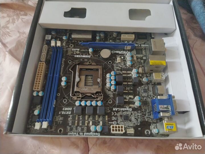 Материнская плата asrock Z68M