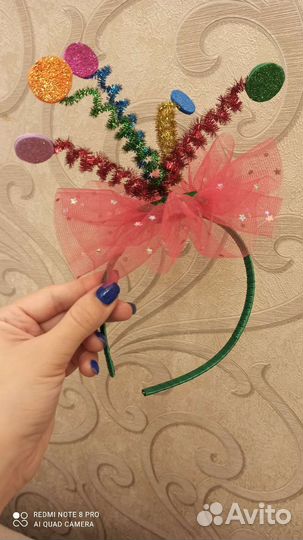 Ободок хлопушка