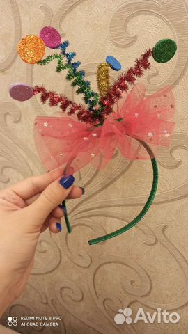 Ободок хлопушка