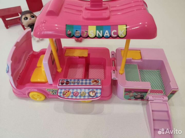 Набор лол автобус-кафе