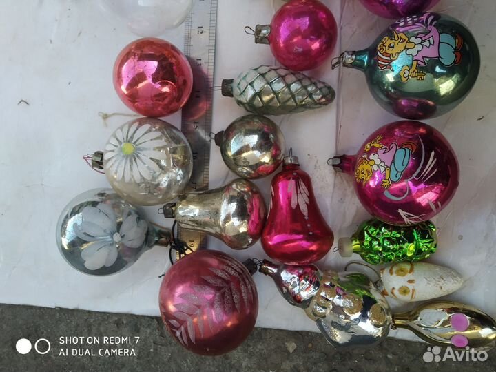 Елочные игрушки СССР
