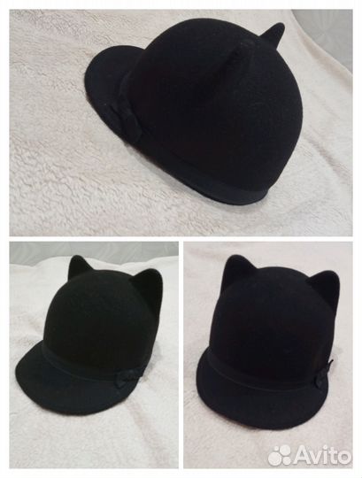 Кепка-шляпа с ушками детская